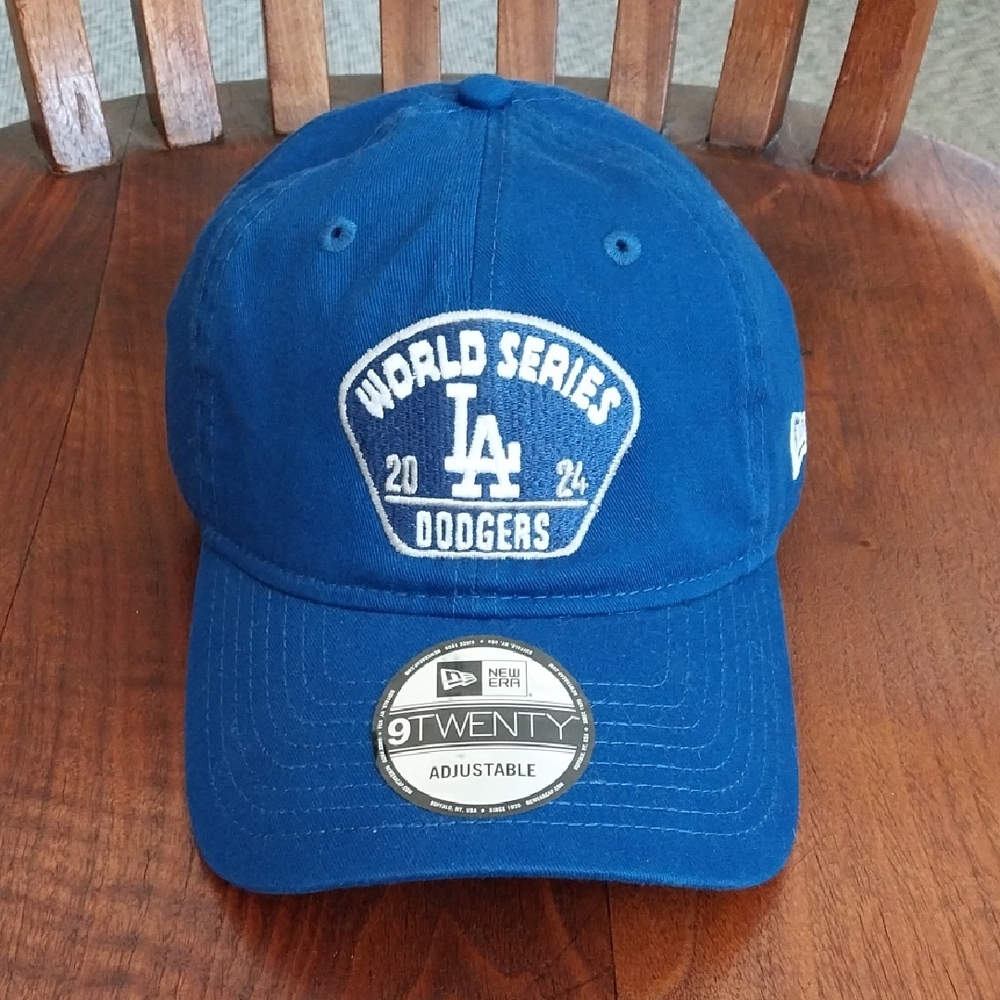 NWT New Era Blue LA Dodgers 2024 World Series Cap